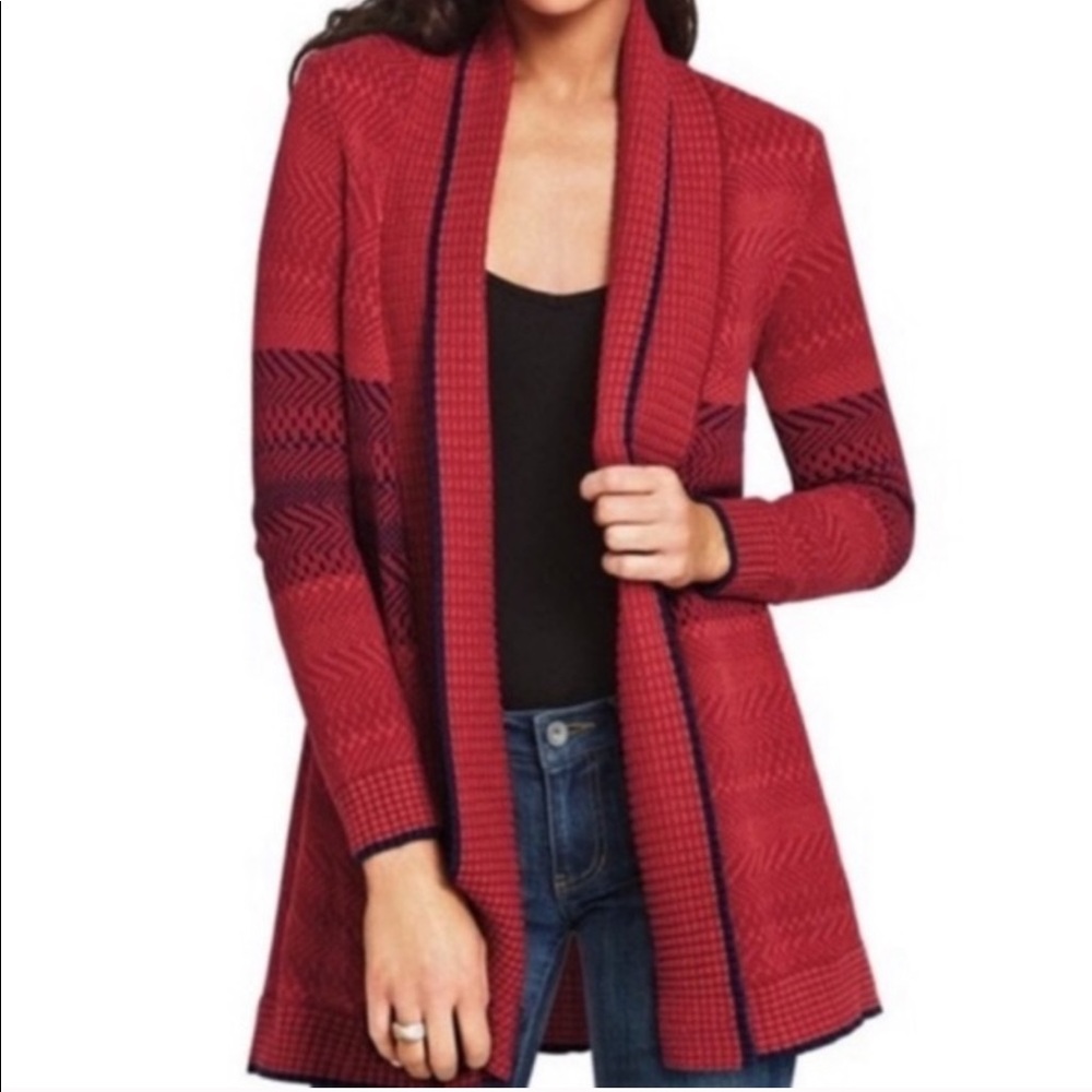 Cabi "joy" red cardigan